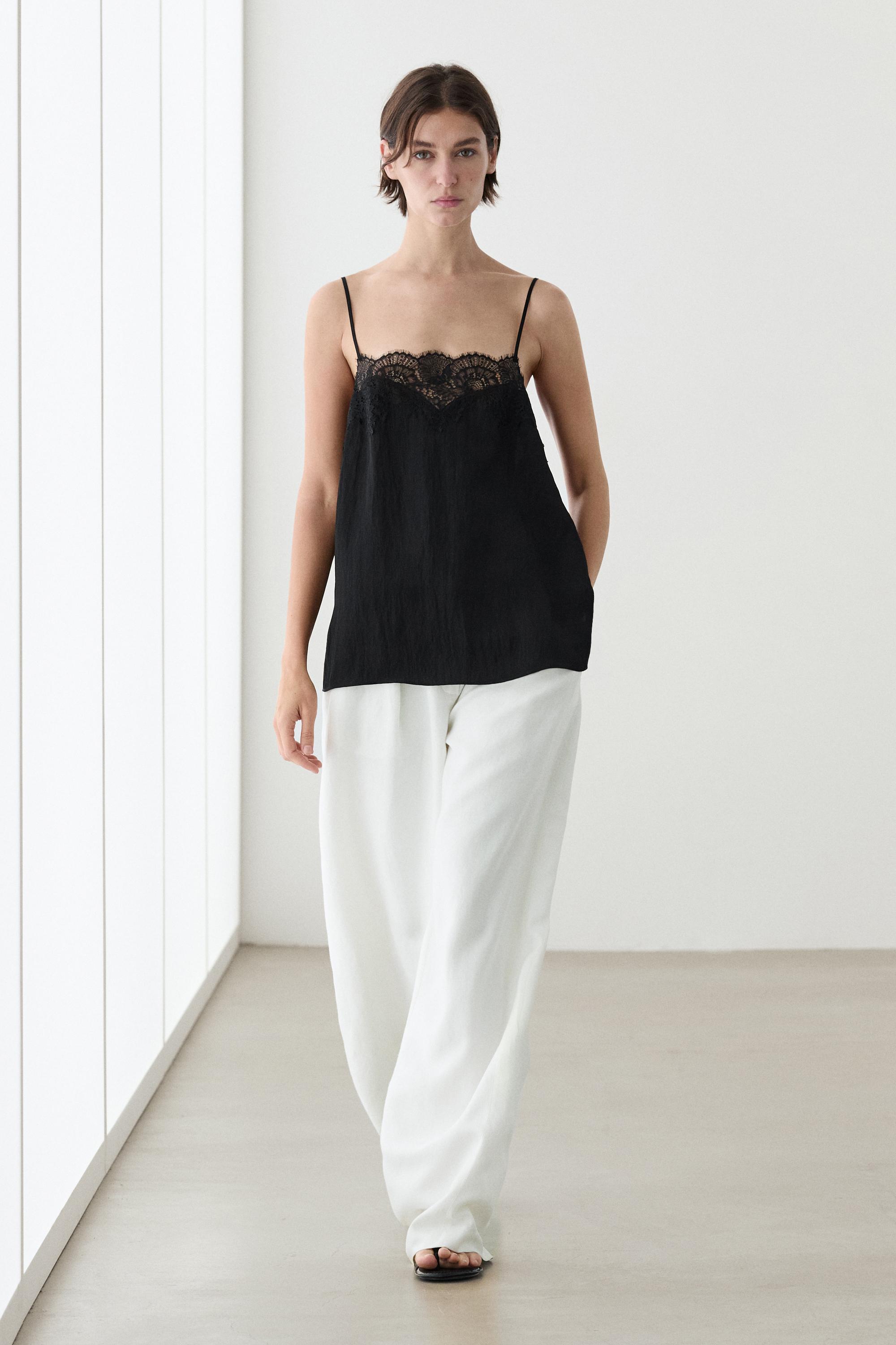 Lace camisole top
